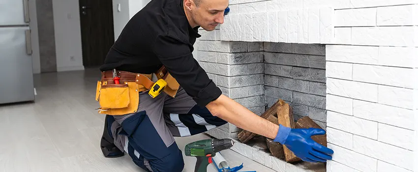Fireplace Damaged Damper Frame Repair Services in New Lenox, Illinois