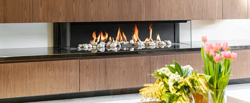 Double-height Fireplace Design Refurbishment in New Lenox, Illinois