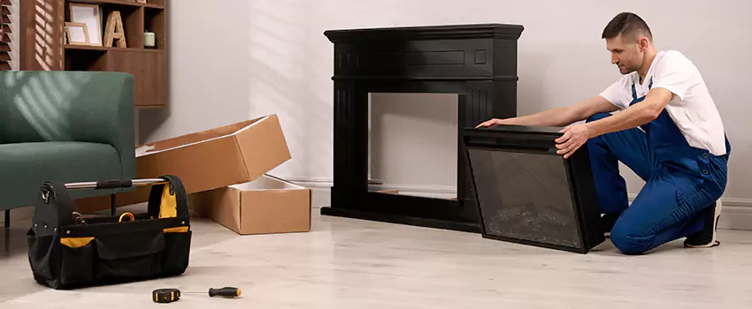 Old Rusted Metal Fireplace Repair And Replacement in New Lenox, IL