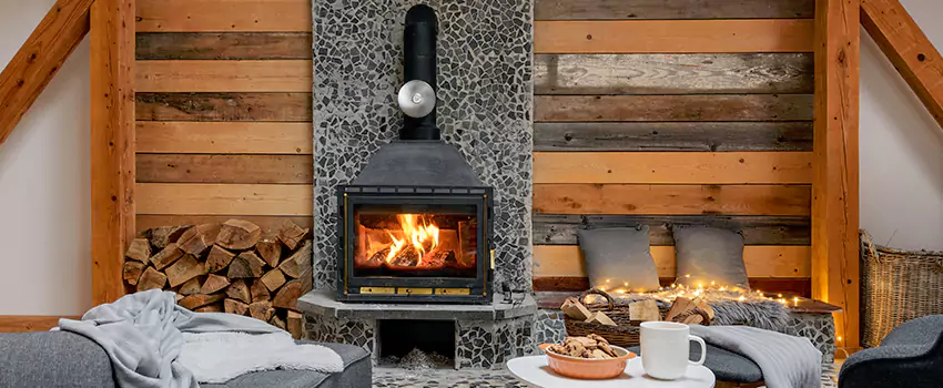 Thelin Hearth Products Direct Vent Gas Stove Fireplace Inspection in New Lenox, Illinois